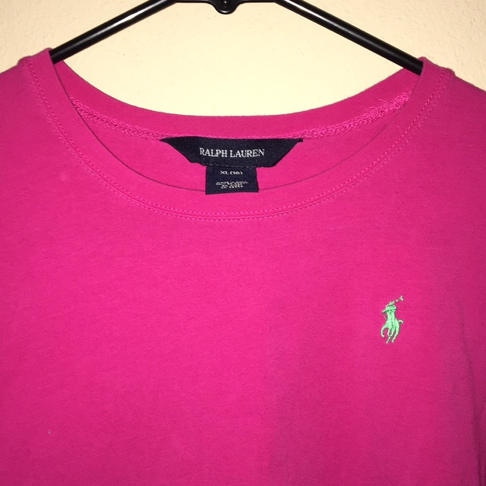 Pink Ralph Lauren Shirt